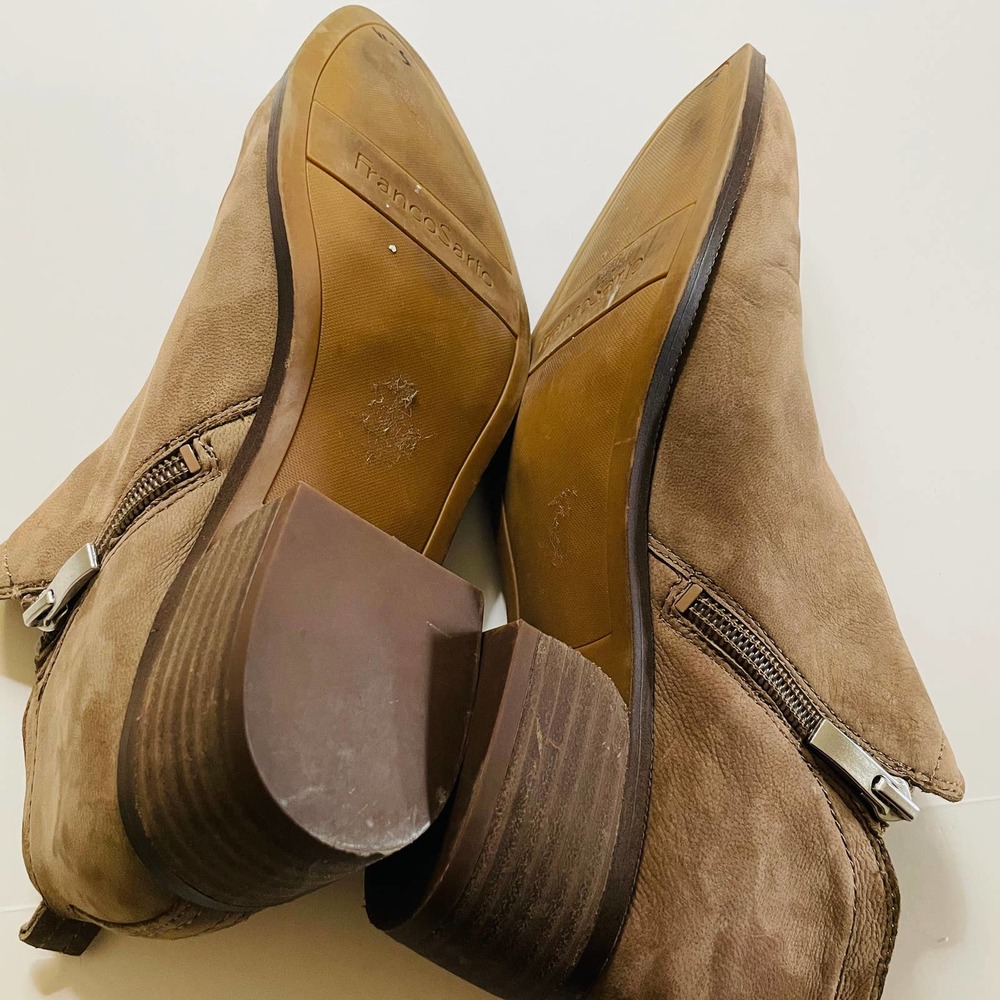 Franco Sarto Laslo Leather Ankle Chelsea Booties - Picture 8 of 9